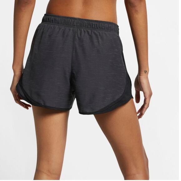 NEW Nike Shorts Tempo Running/Training Dri-Fit Black/Heather Gray Womens Small - Picture 3 of 7